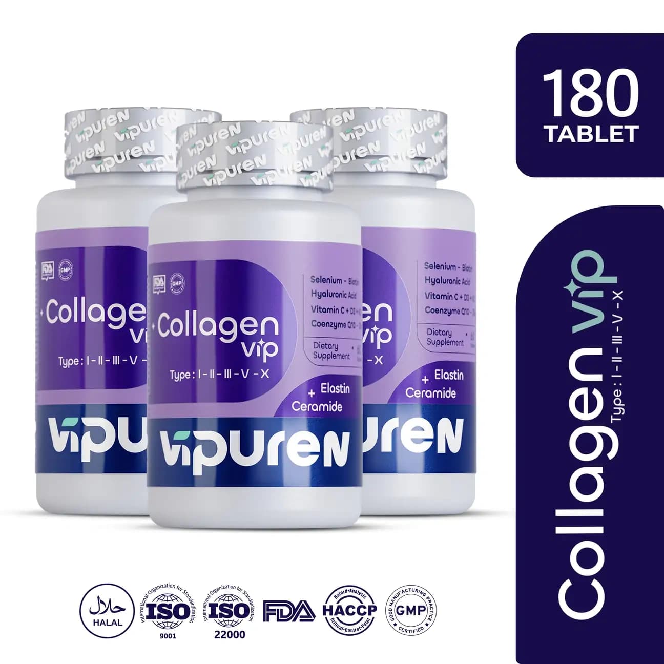 VIPUREN CollagenVIP 3 kutu